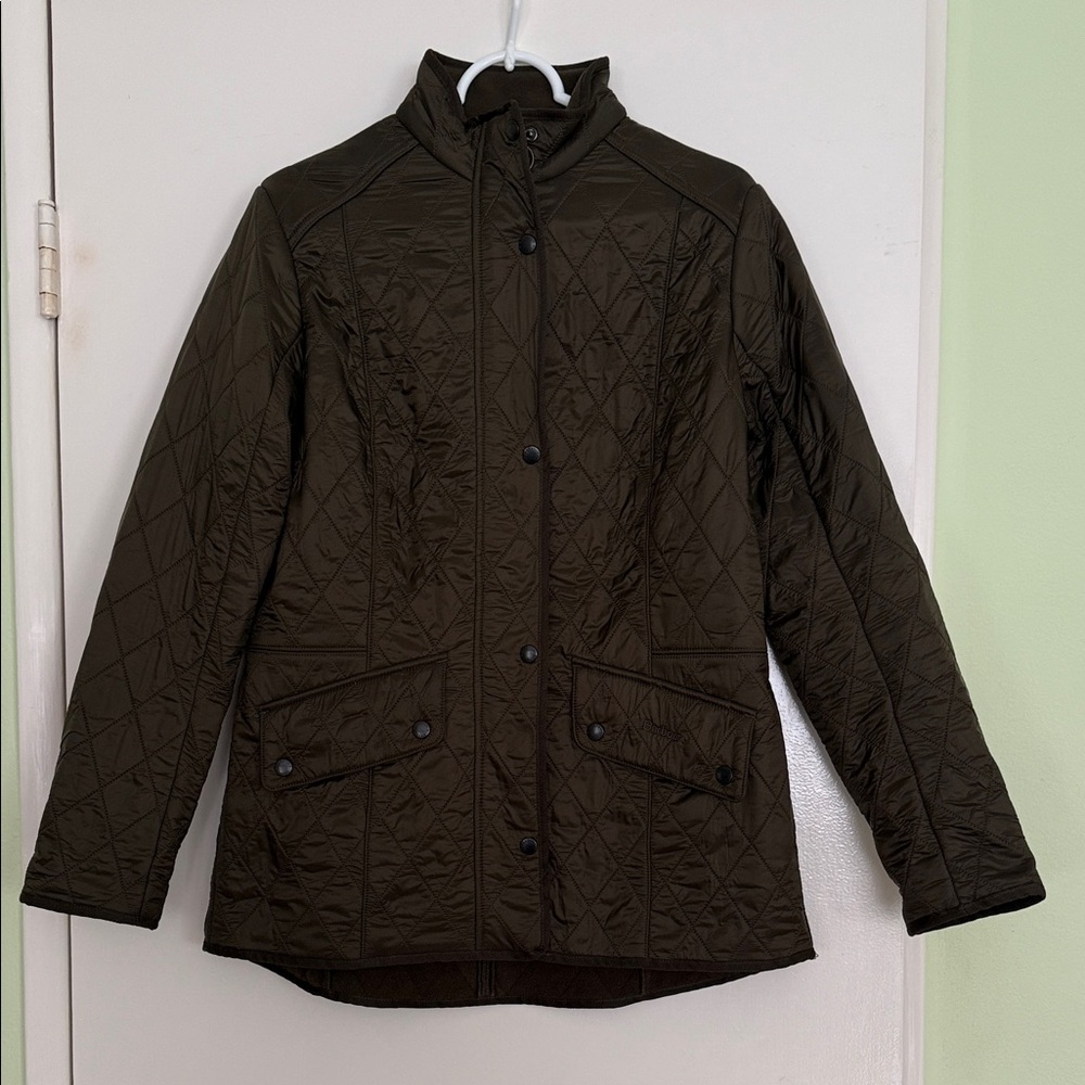 Barbour Cavalry Polarquilt Jacket - Dark Olive